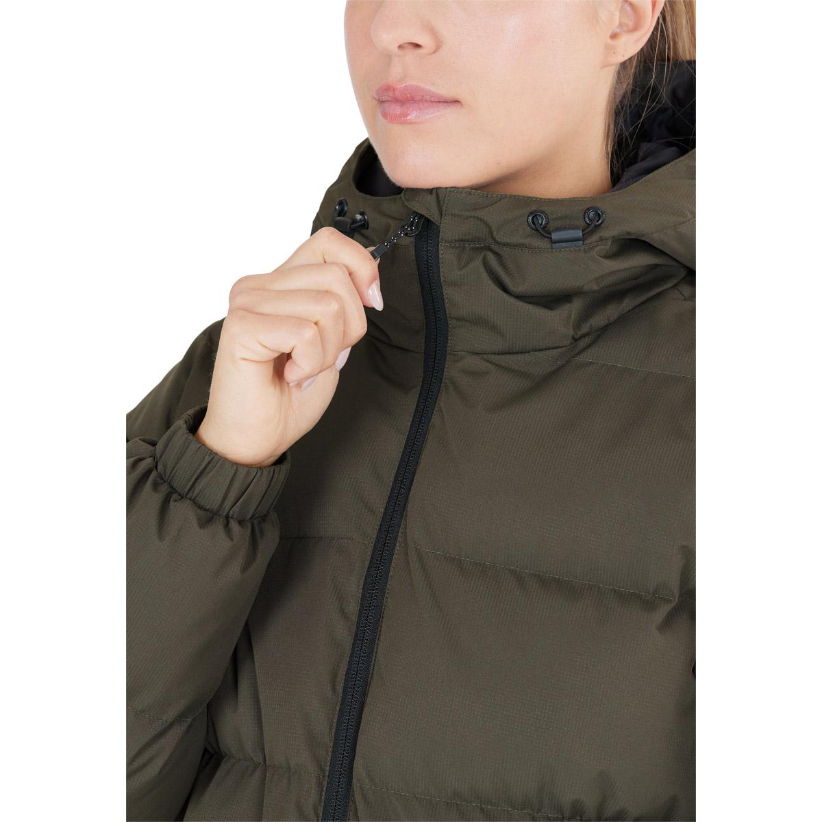 Whistler Abella Padded Parka Vinterjakke Dame Black Ink
