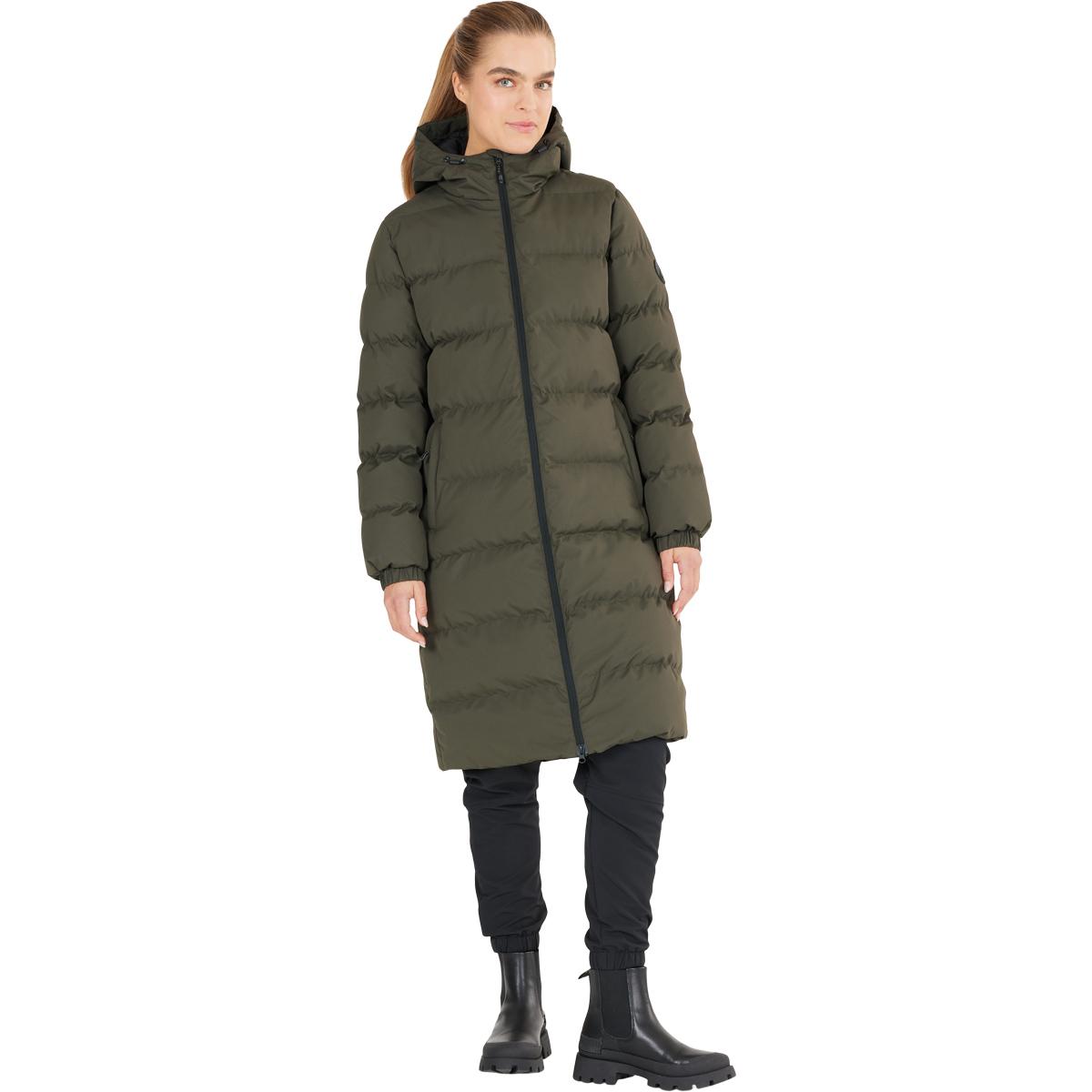 Whistler Abella Padded Parka Vinterjakke Dame Black Ink