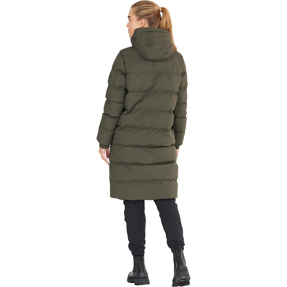 Whistler Abella Padded Parka Vinterjakke Dame Black Ink