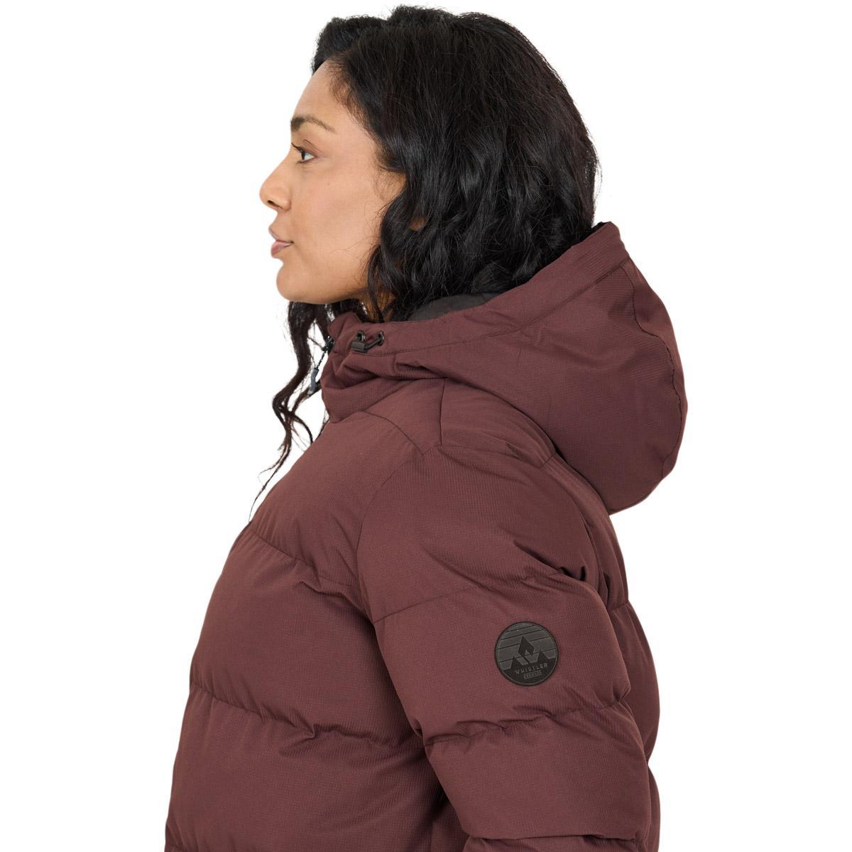 Whistler Abella Padded Parka Vinterjakke Dame Fudge
