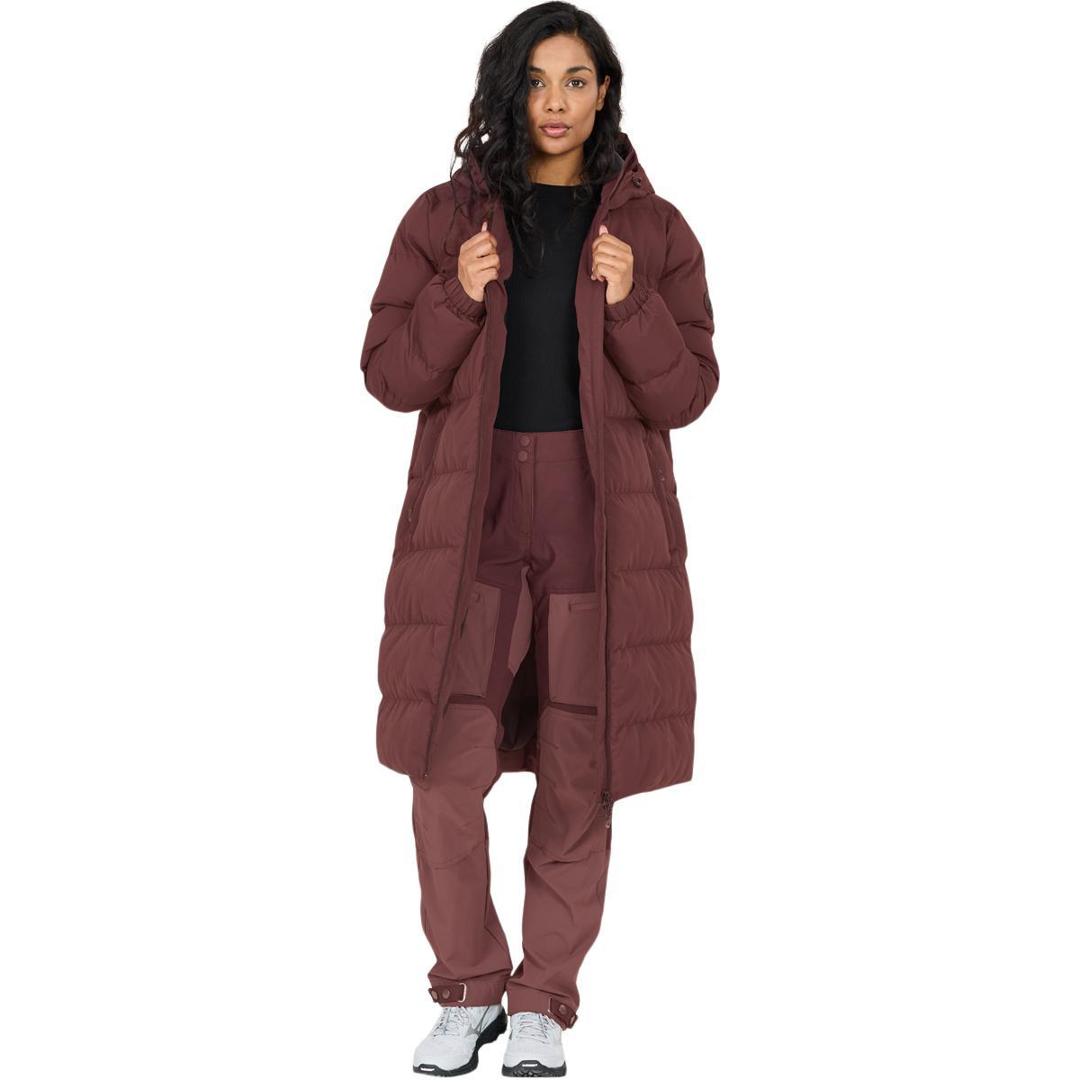 Whistler Abella Padded Parka Vinterjakke Dame Fudge