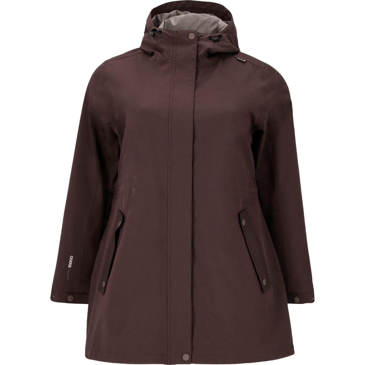 Whistler Plus Aleia Parka Jakke Dame Shale Mud