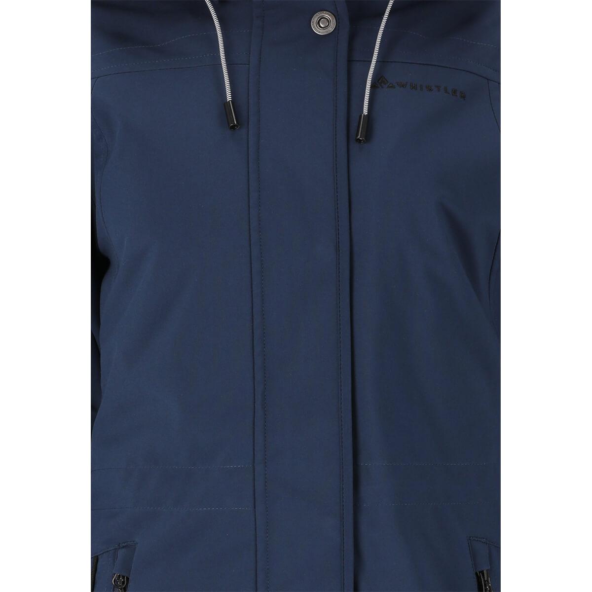 Whistler Flaviaio Long Padded Softshell Vinterjakke Dame Navy