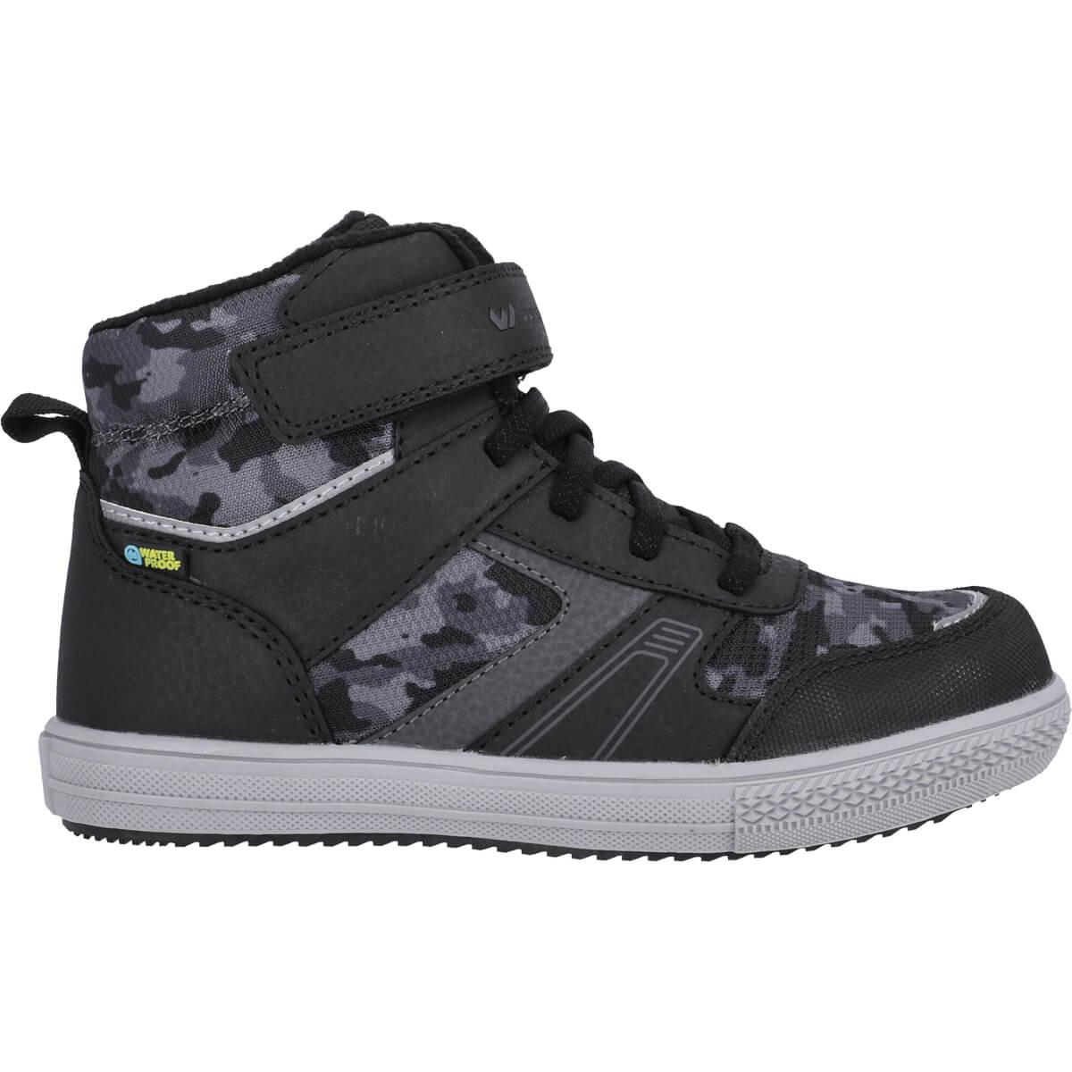 Whistler Casou WP Velcro Vinterstøvler Børn Black