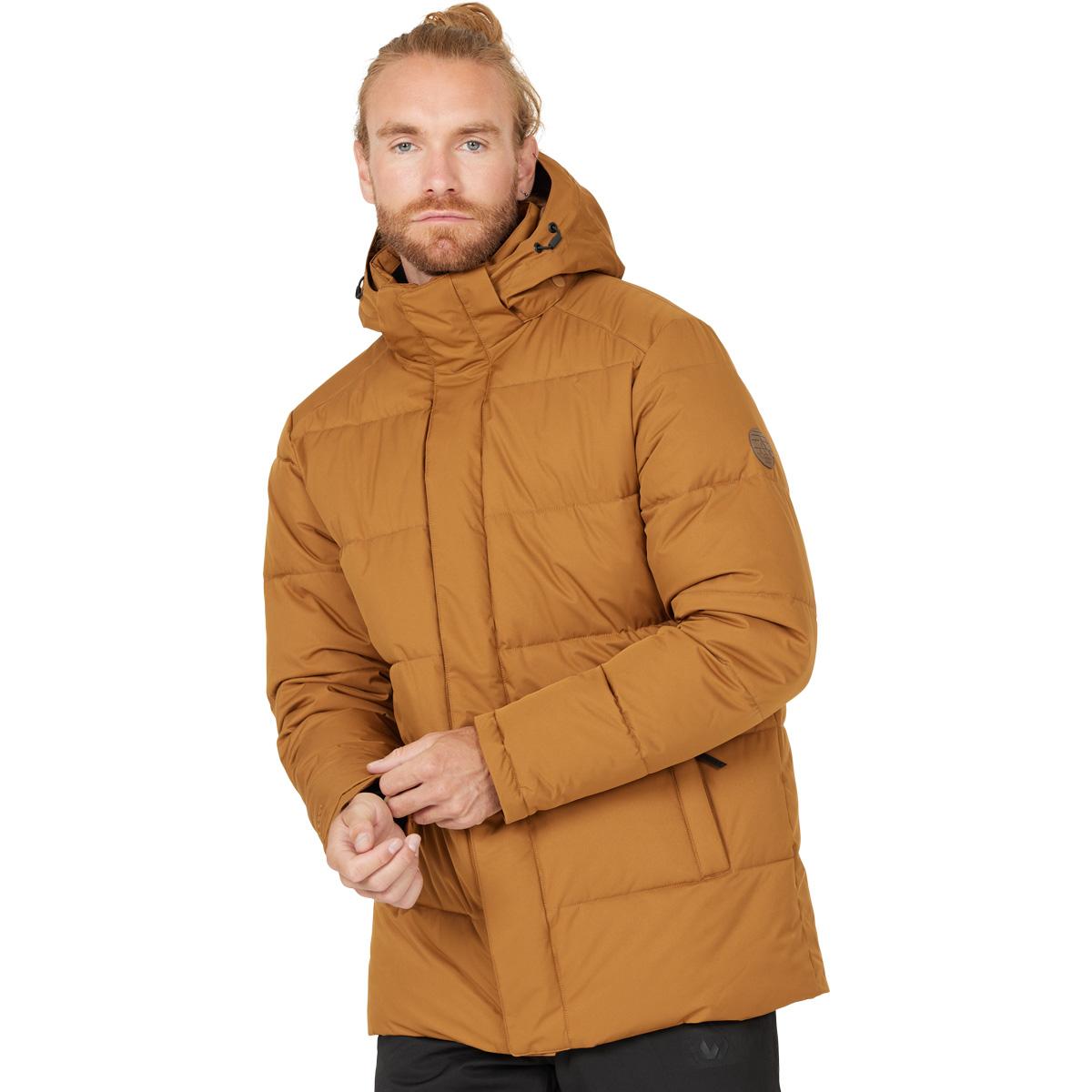 Whistler Atlas Long Puffer Skijakke Herre Rubber