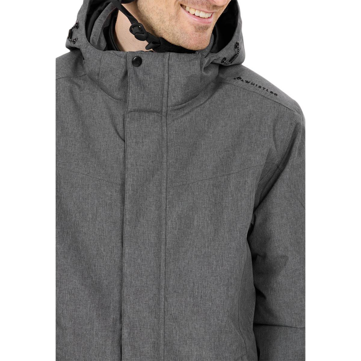Whistler Adlet Skijakke Herre Dark Grey Melange