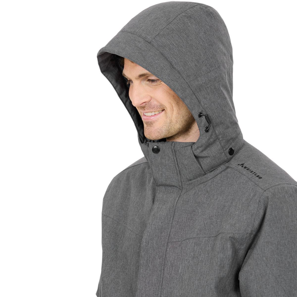 Whistler Adlet Skijakke Herre Dark Grey Melange