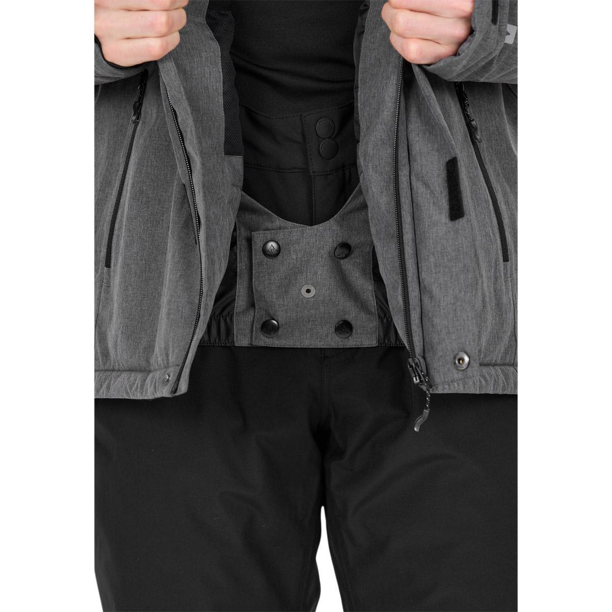 Whistler Adlet Skijakke Herre Dark Grey Melange