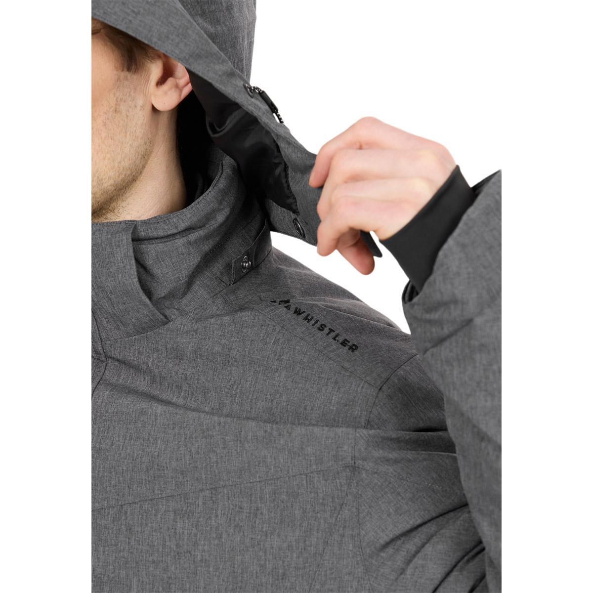 Whistler Adlet Skijakke Herre Dark Grey Melange