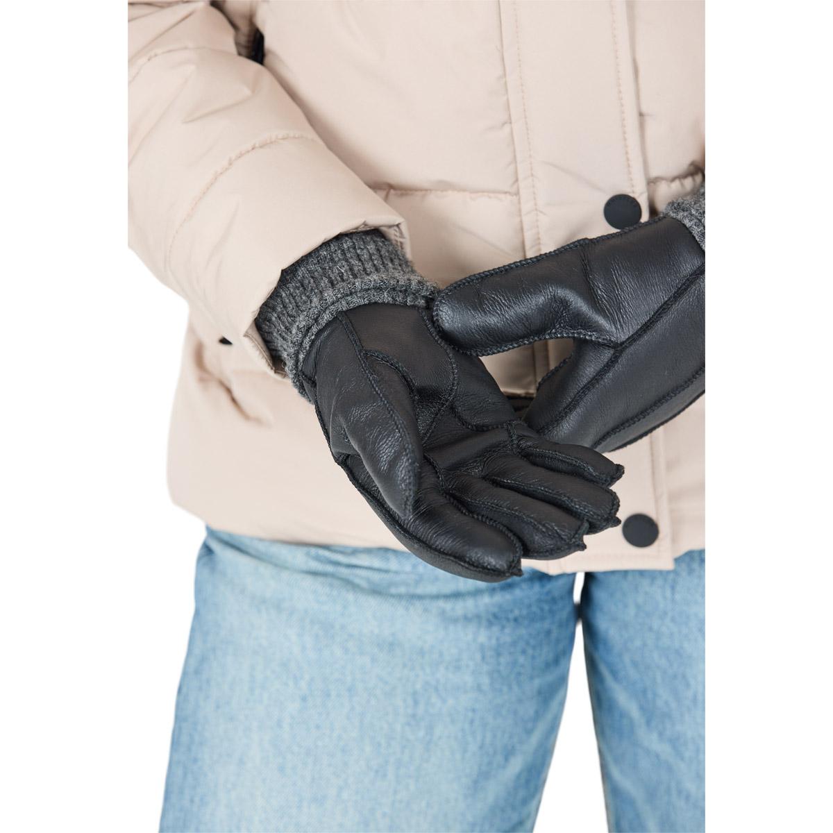 Whistler Desiree Shearling Handsker Dame Black
