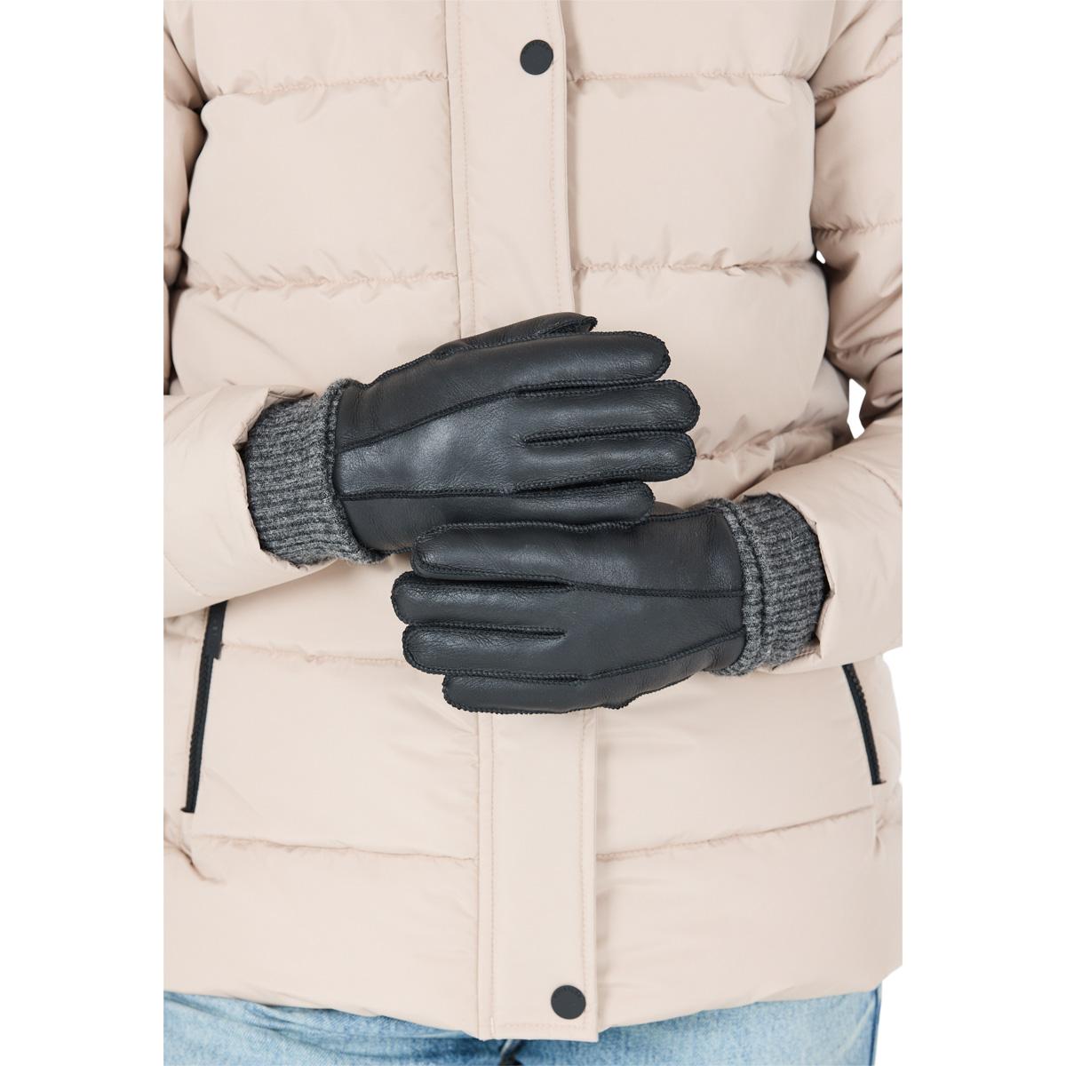 Whistler Desiree Shearling Handsker Dame Black