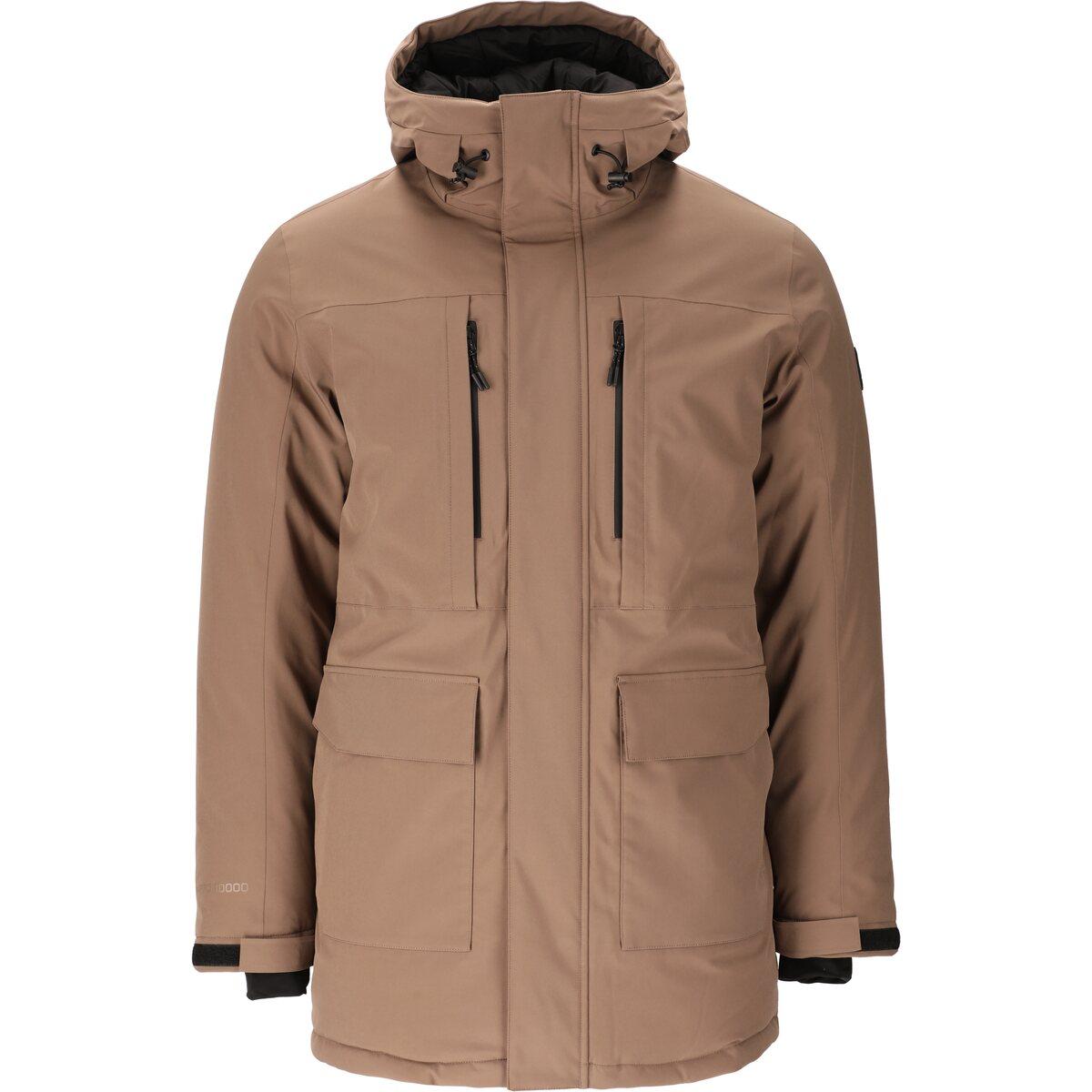 Whistler Bluff Parka Vinterjakke Herre Chocolate Chip