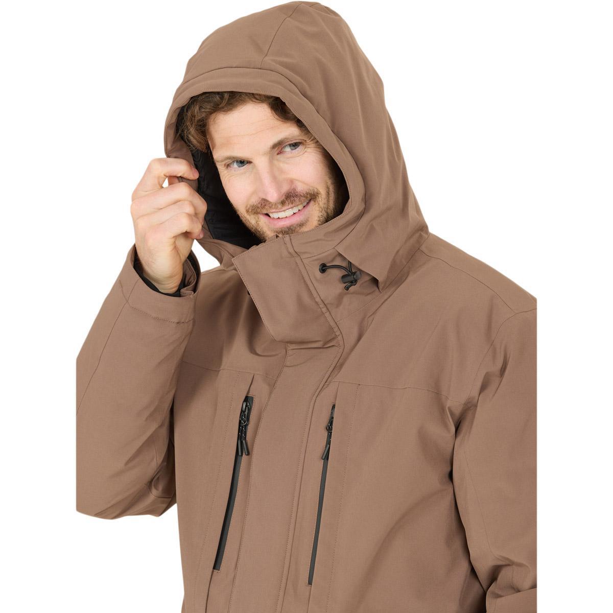 Whistler Bluff Parka Vinterjakke Herre Chocolate Chip