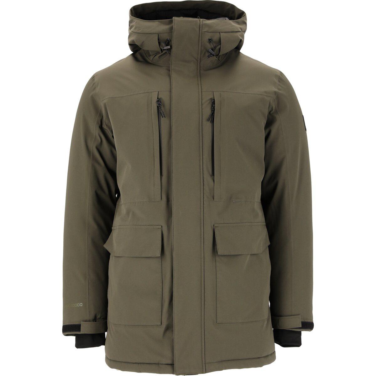 Whistler Bluff Parka Vinterjakke Herre Black Ink