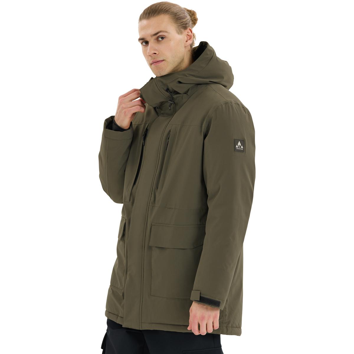 Whistler Bluff Parka Vinterjakke Herre Black Ink
