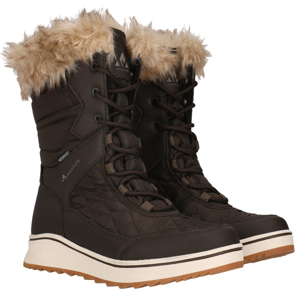 Whistler Eewye V2 WP Vinterstøvler Dame Chocolate Brown
