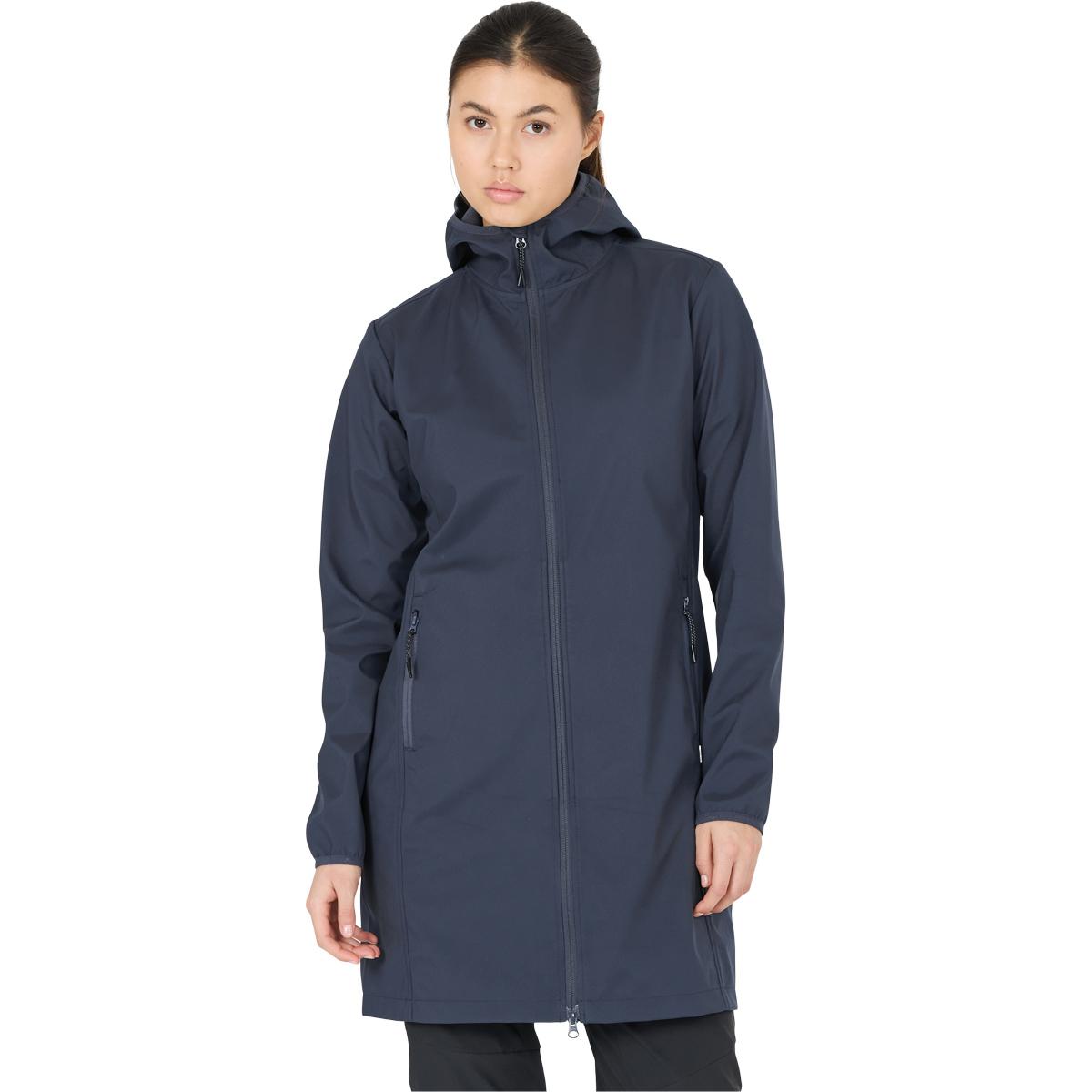 Whistler Luango Long Softshell Jakke Dame Navy Blazer