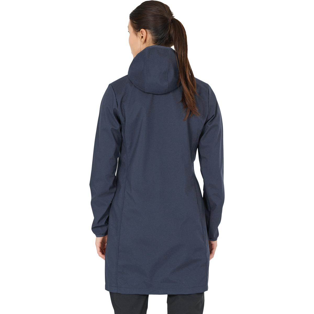 Whistler Luango Long Softshell Jakke Dame Navy Blazer