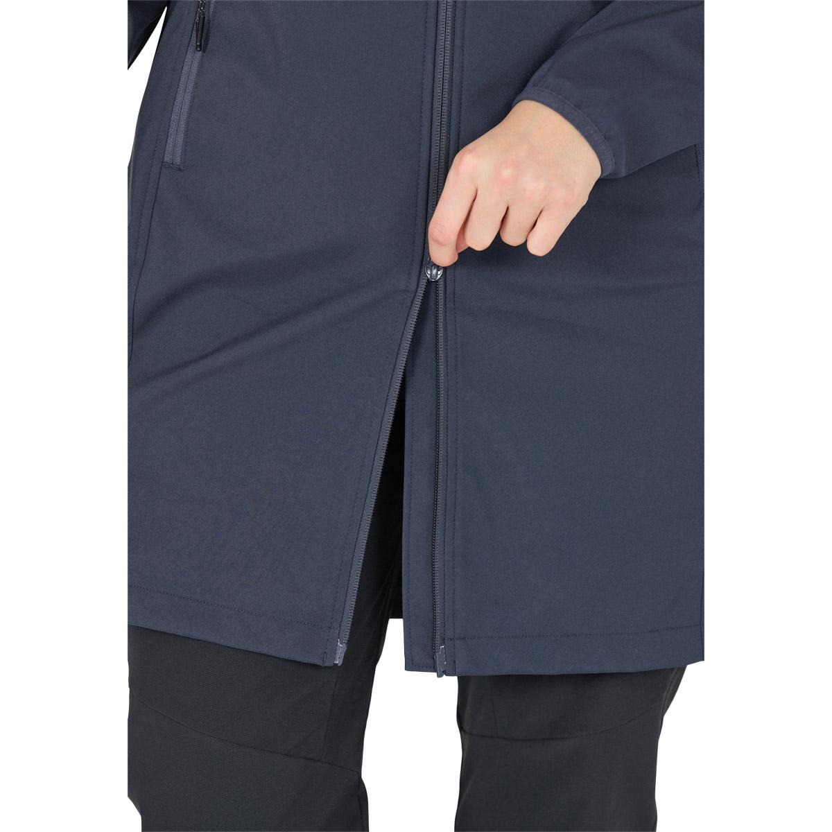 Whistler Luango Long Softshell Jakke Dame Navy Blazer