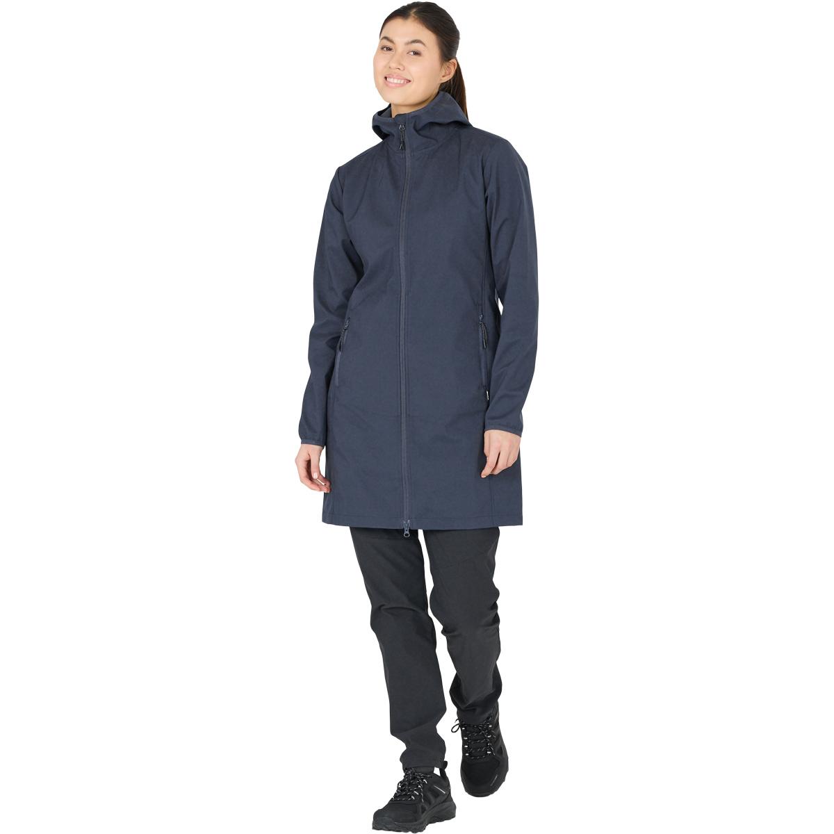 Whistler Luango Long Softshell Jakke Dame Navy Blazer