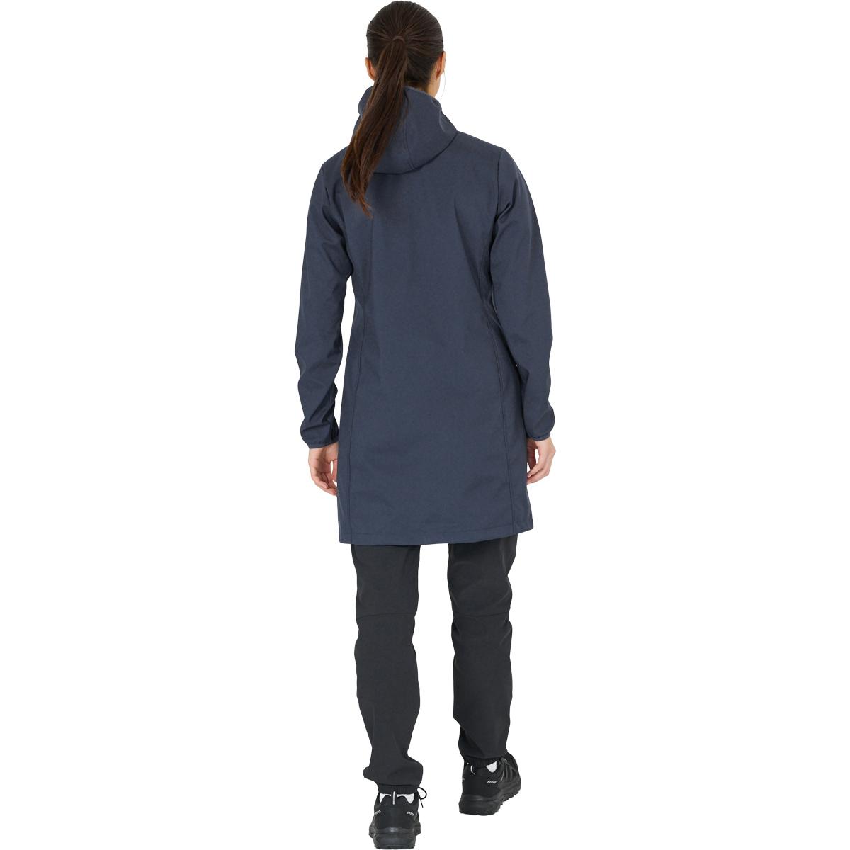 Whistler Luango Long Softshell Jakke Dame Navy Blazer