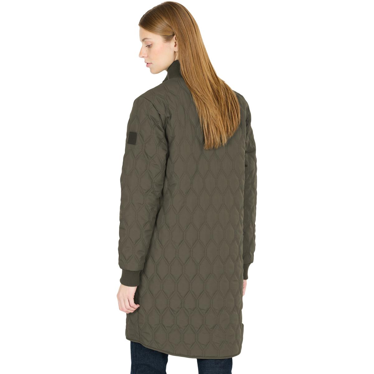 Whistler Nellye Long Quiltet Jakke Dame Black Ink