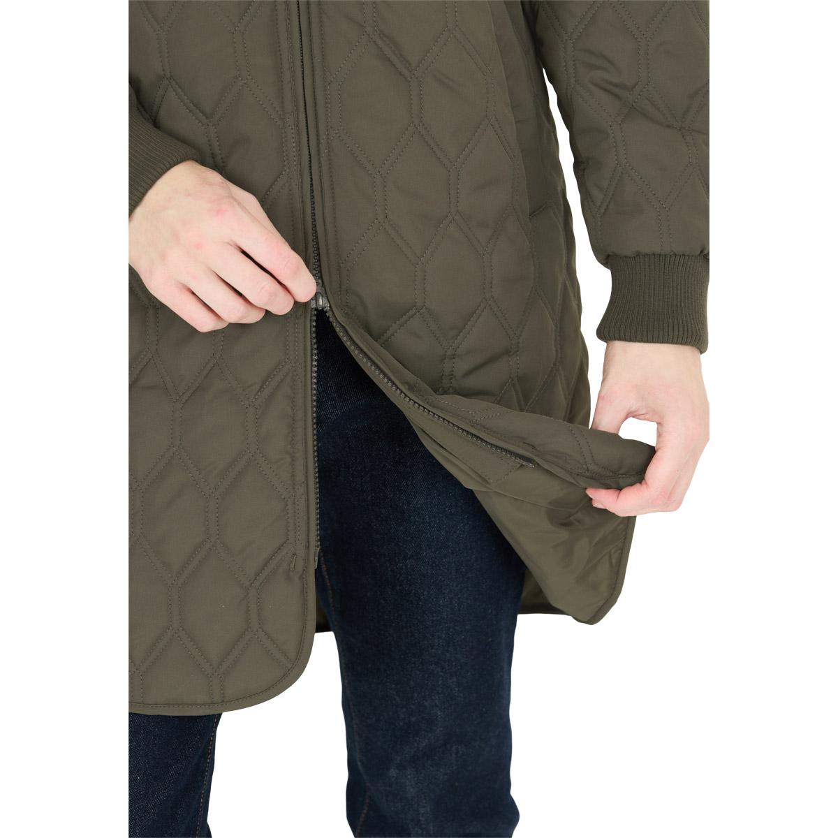 Whistler Nellye Long Quiltet Jakke Dame Black Ink