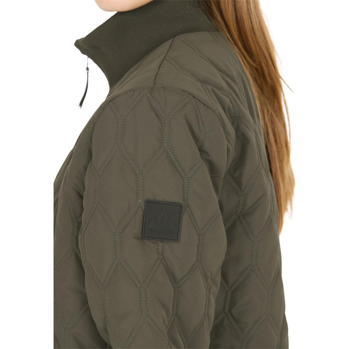Whistler Nellye Long Quiltet Jakke Dame Black Ink