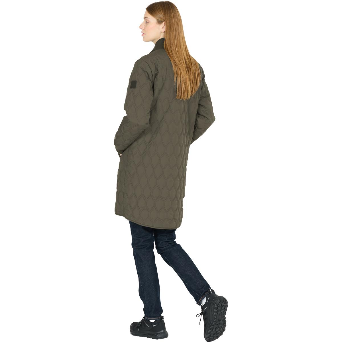 Whistler Nellye Long Quiltet Jakke Dame Black Ink