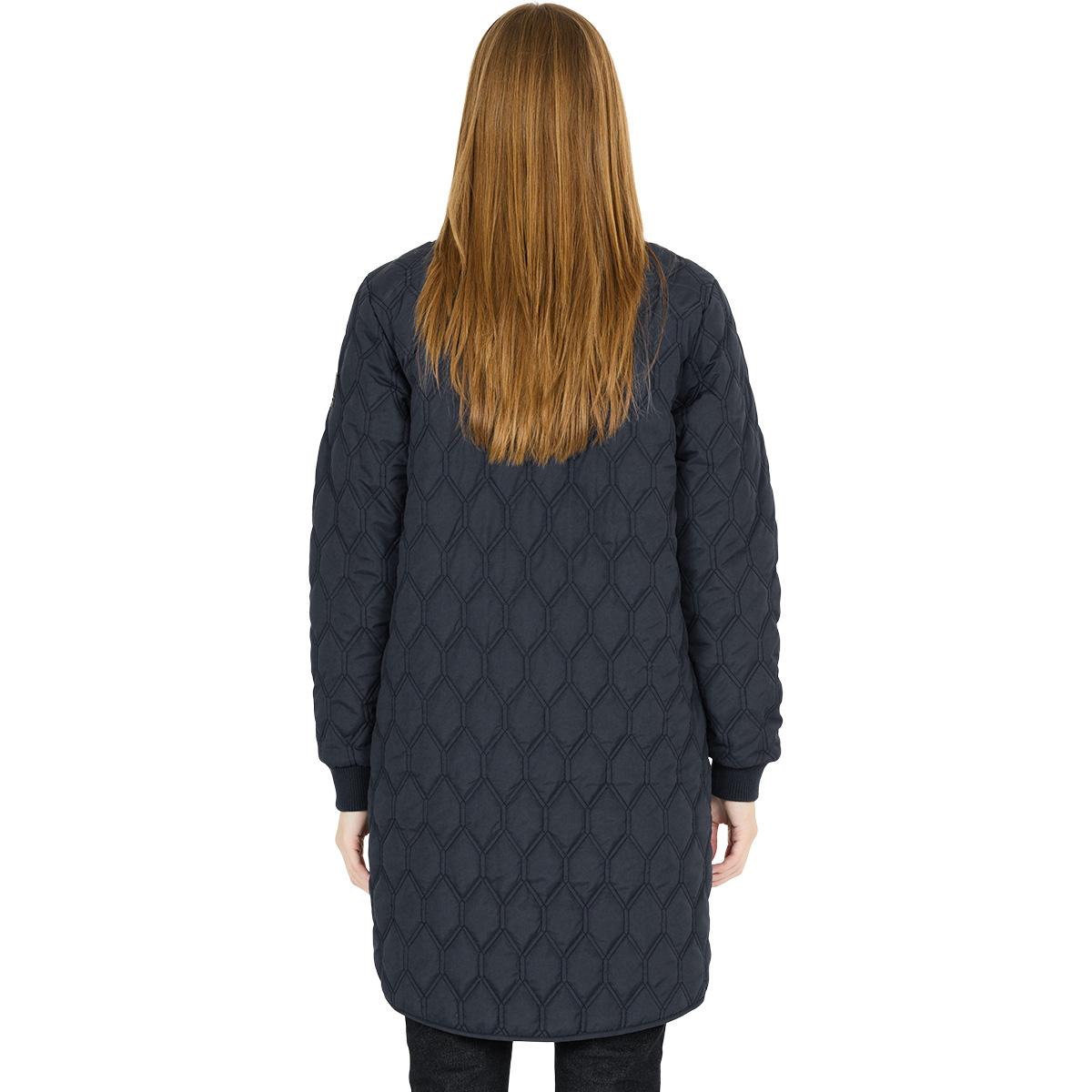 Whistler Nellye Long Quiltet Jakke Dame Navy