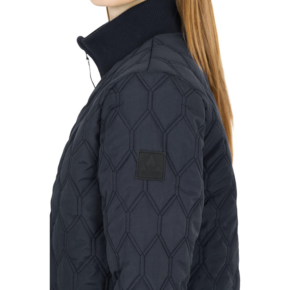 Whistler Nellye Long Quiltet Jakke Dame Navy