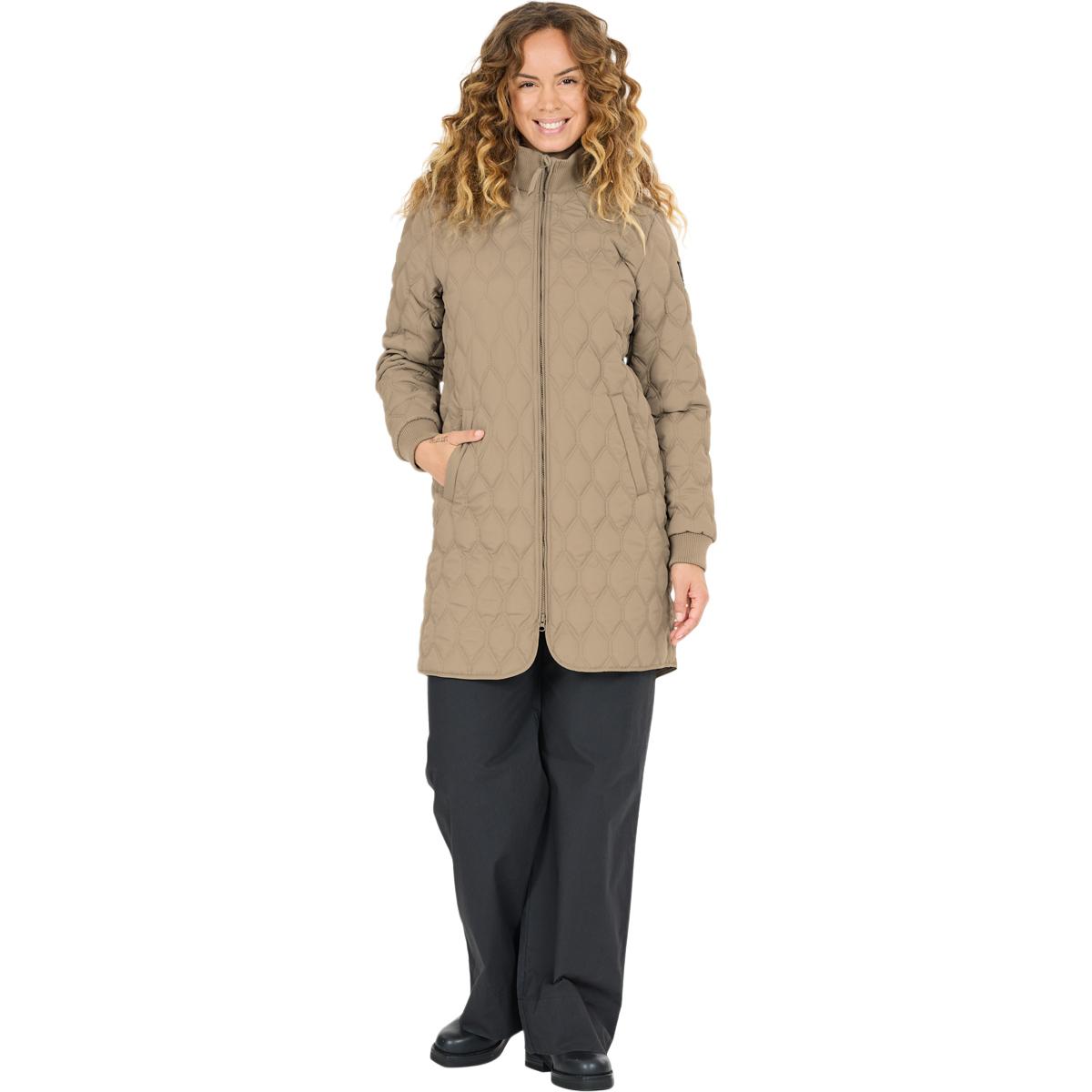 Whistler Nellye Long Quiltet Jakke Dame Fallen Rock