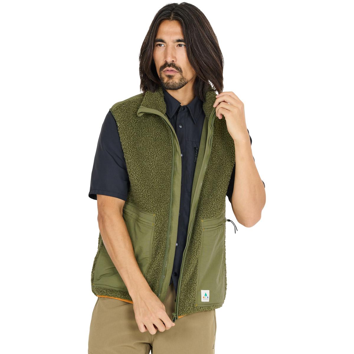 Whistler Galong Fleecevest Herre Cypress
