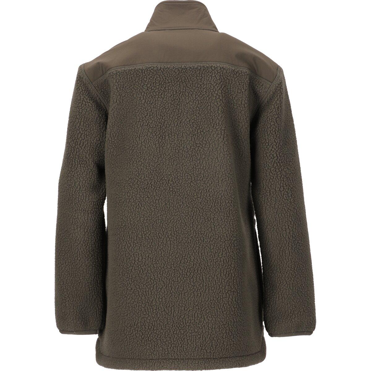 Whistler Felis Long Teddy Fleecetrøye Barn Black Ink