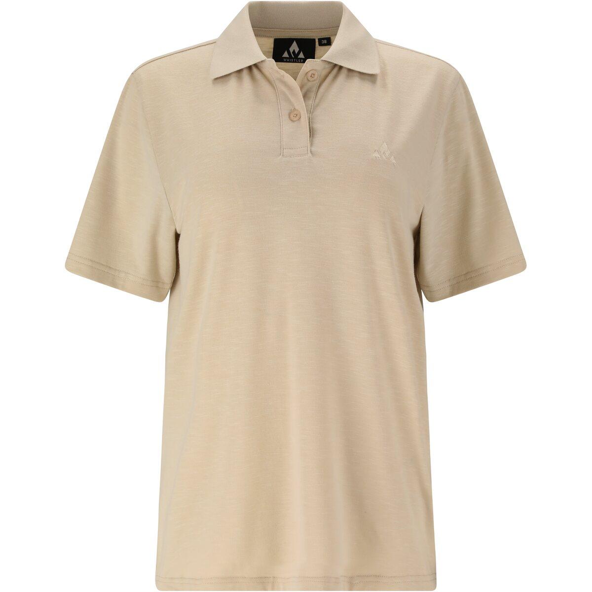 Whistler Vale Polo T-shirt Dame Pumice Stone