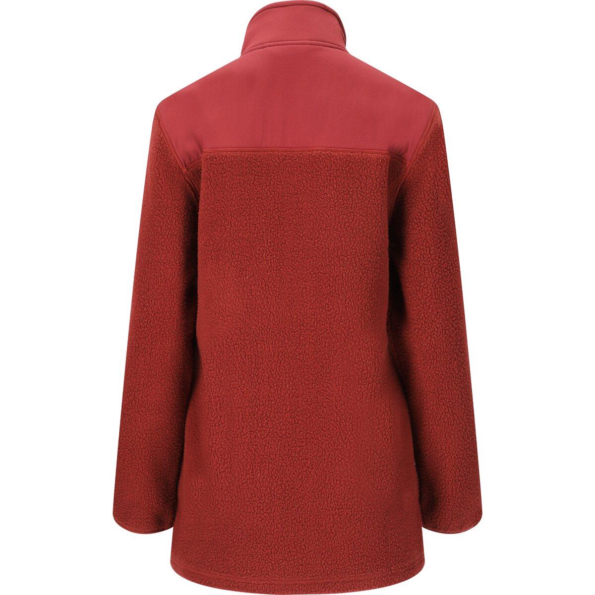 Whistler Felis Long Teddy Fleecetrøje Dame Madder Brown
