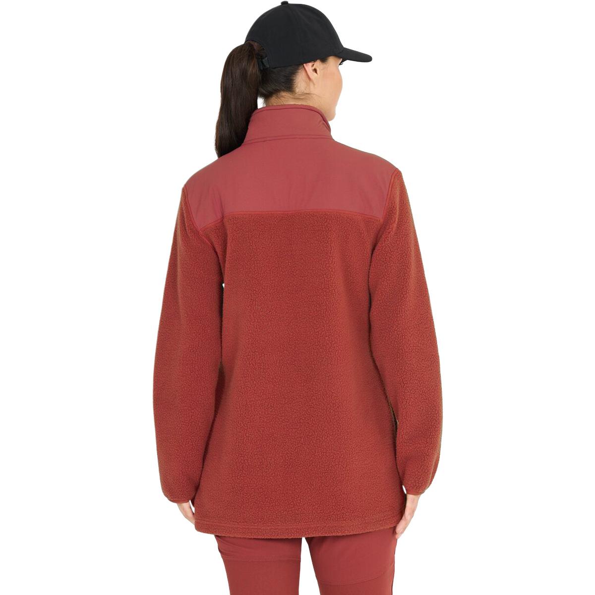 Whistler Felis Long Teddy Fleecetrøje Dame Madder Brown