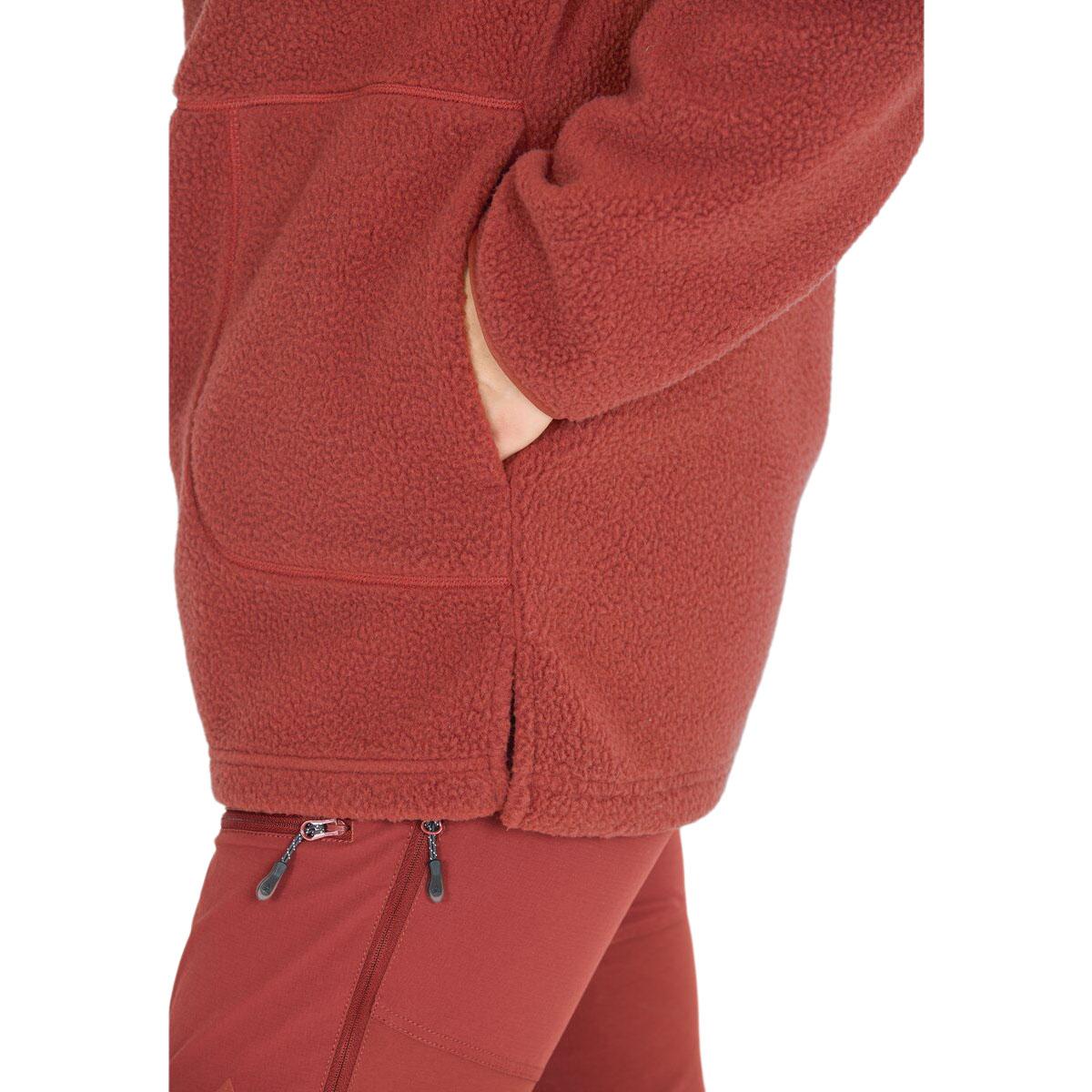 Whistler Felis Long Teddy Fleecetrøje Dame Madder Brown