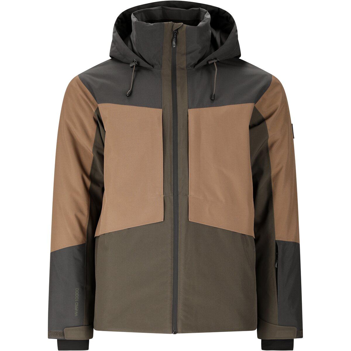 Whistler Kingland Skijakke Herre Chocolate Chip