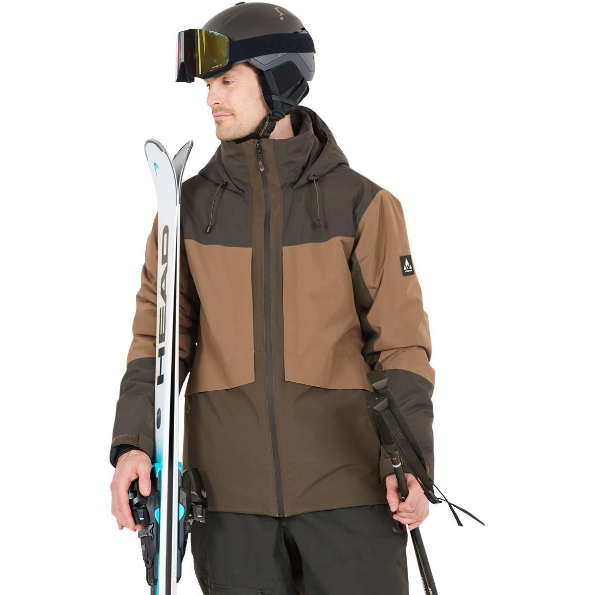 Whistler Kingland Skijakke Herre Chocolate Chip