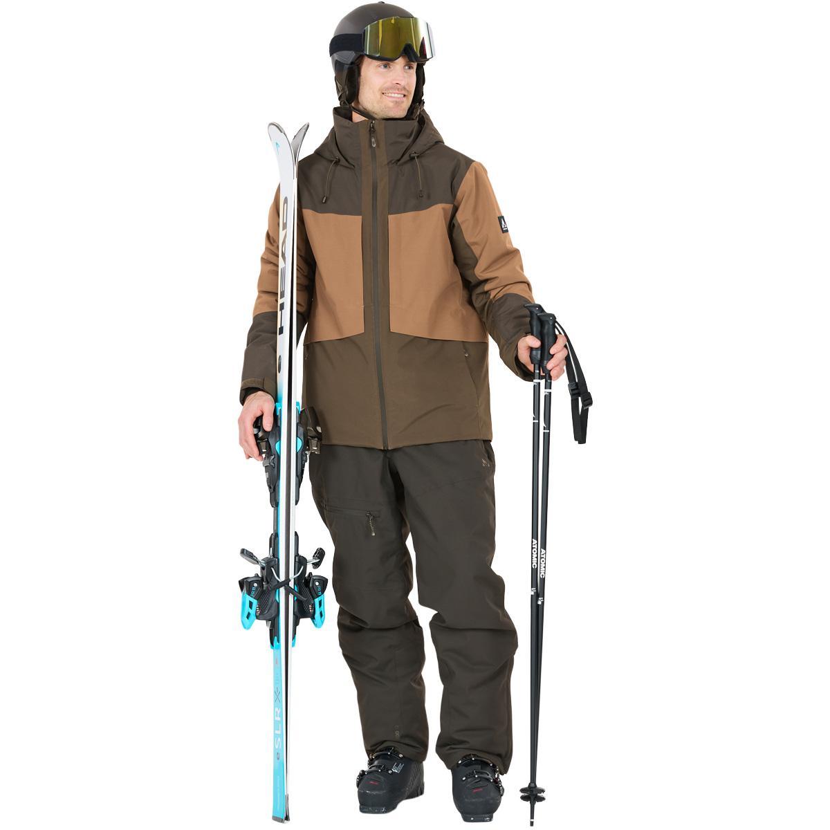Whistler Kingland Skijakke Herre Chocolate Chip