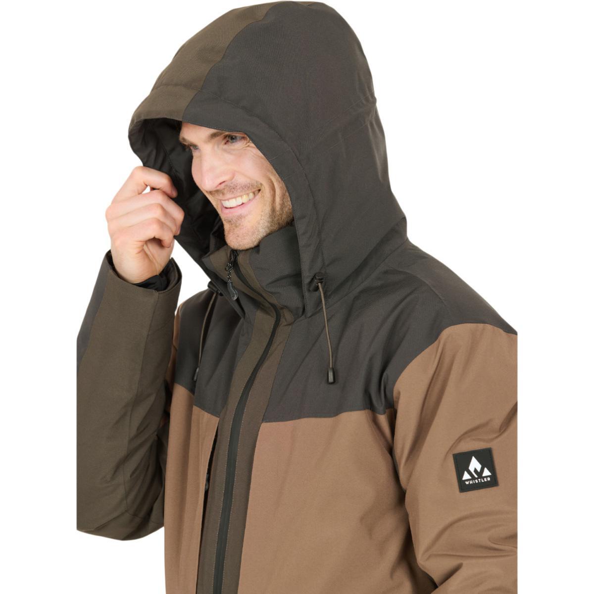 Whistler Kingland Skijakke Herre Chocolate Chip