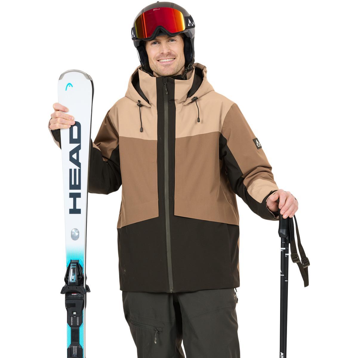 Whistler Kingland Skijakke Herre Chocolate Chip