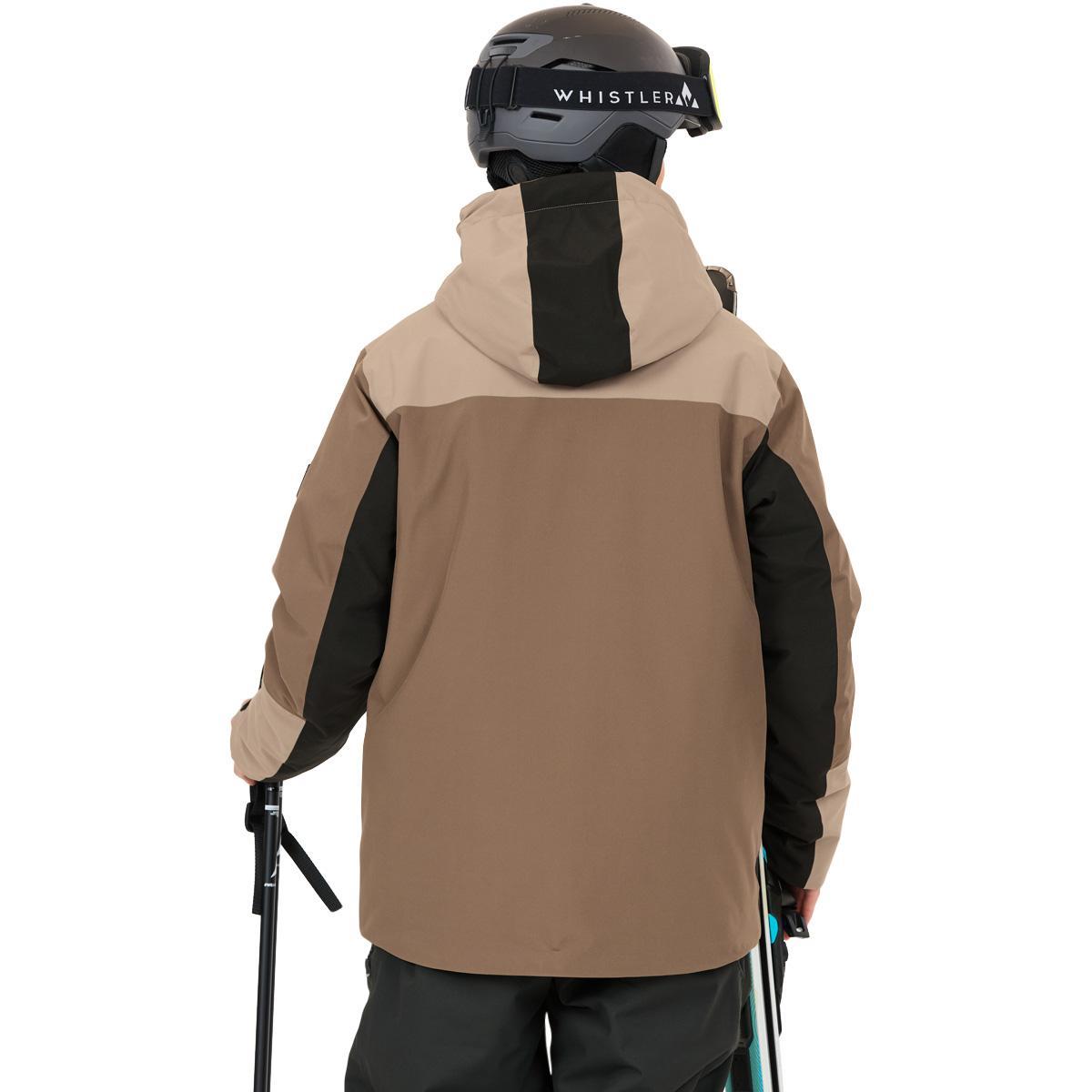 Whistler Kingland Skijakke Herre Chocolate Chip