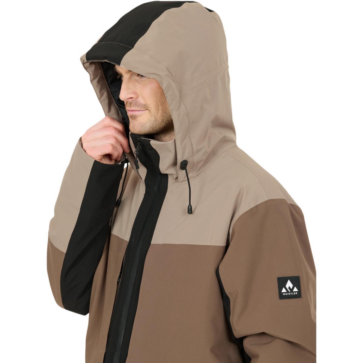 Whistler Kingland Skijakke Herre Chocolate Chip