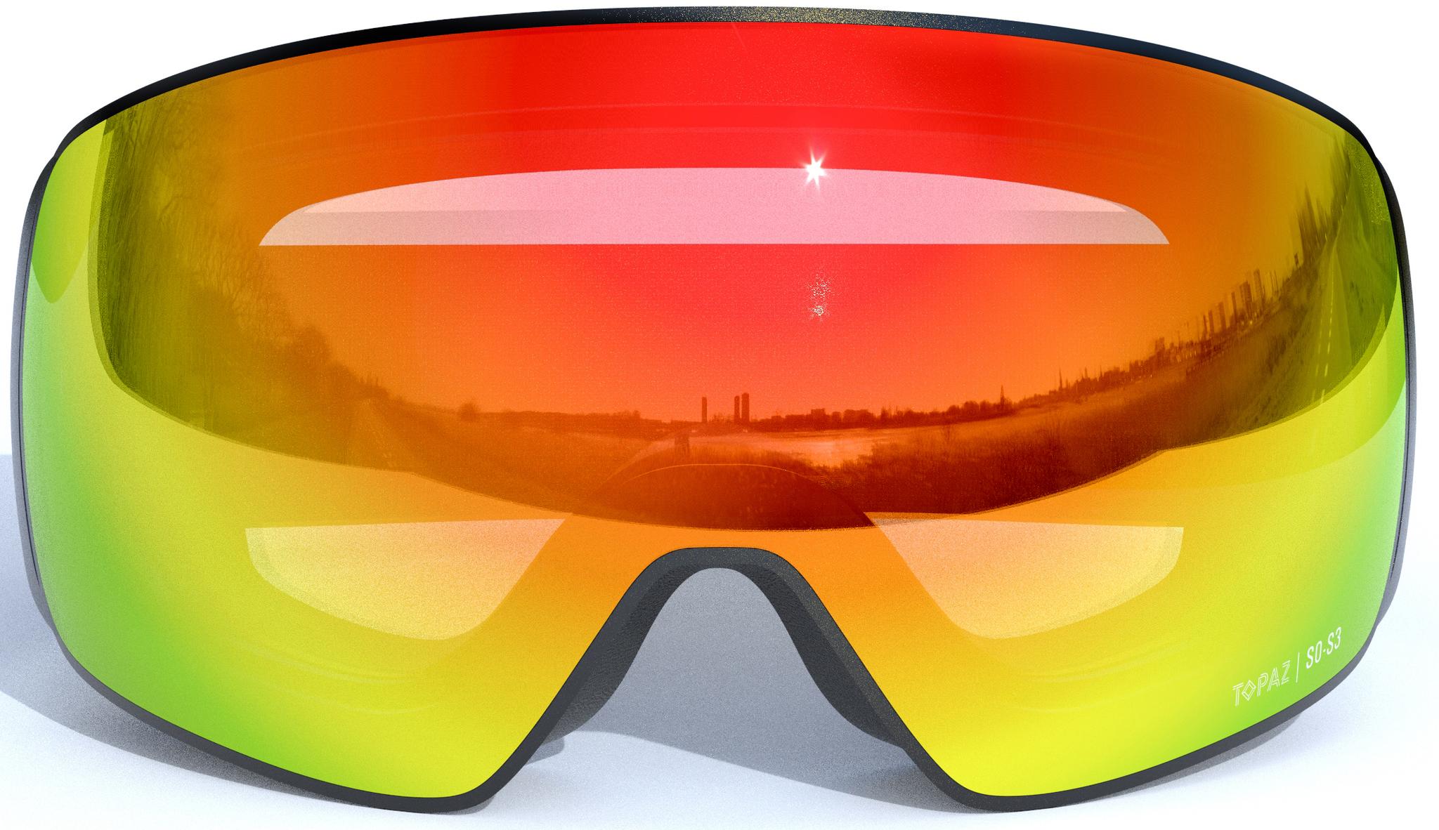 Whistler Morzine Topaz V Elite Fotokromiske Skibriller + Ekstra Linse Black