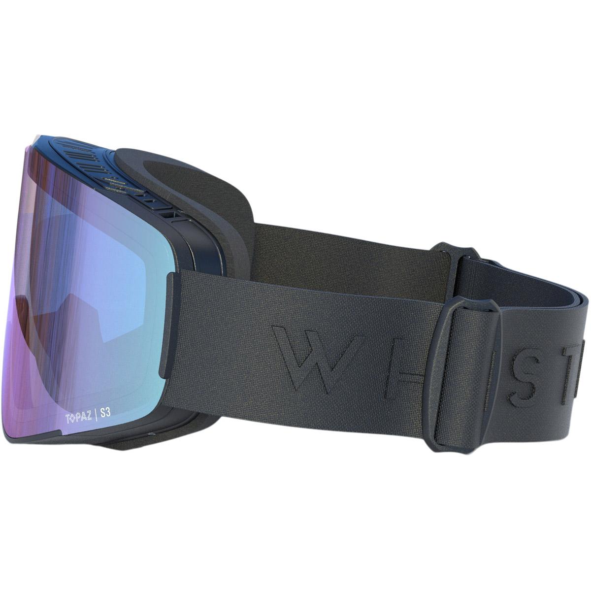 Whistler Nendaz Topaz III Cylindrical Skibriller Black / Swiss Blue