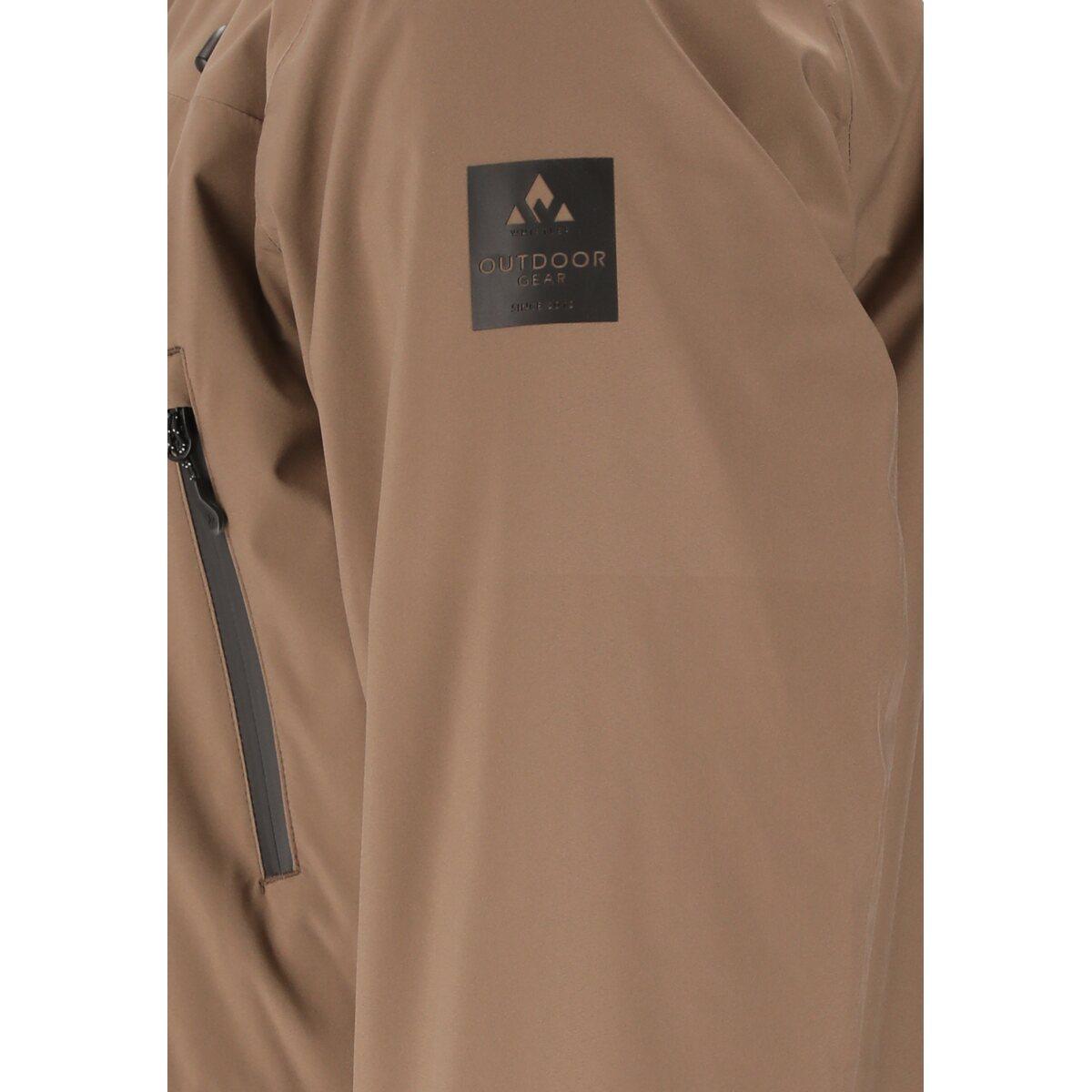 Whistler Nordvik Parka Jakke Herre Chocolate Chip