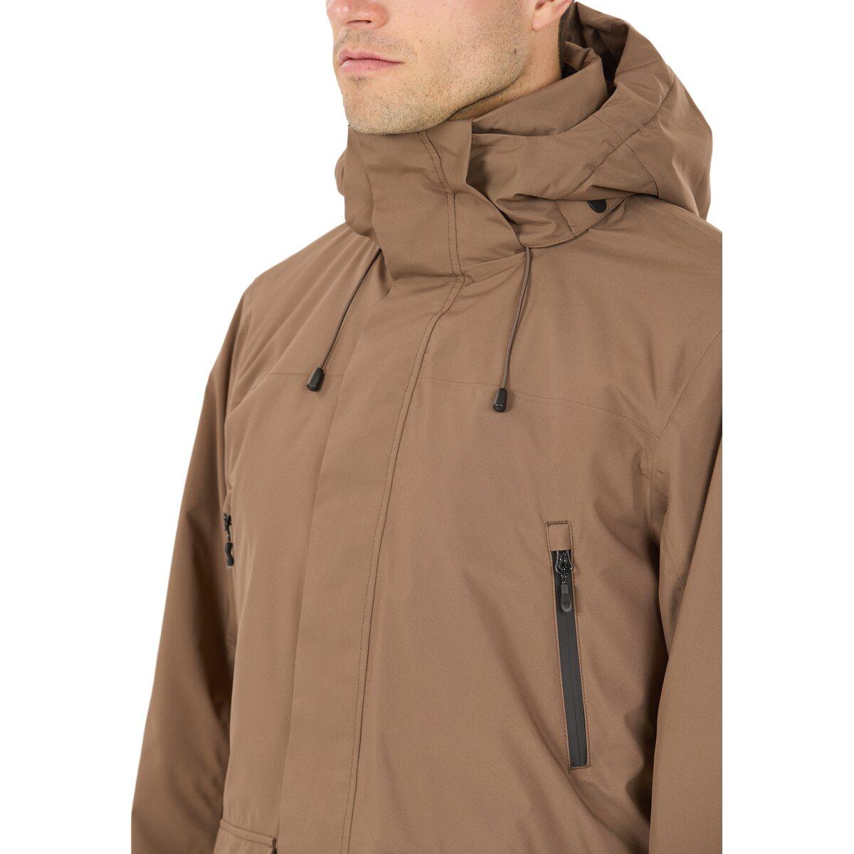Whistler Nordvik Parka Jakke Herre Chocolate Chip