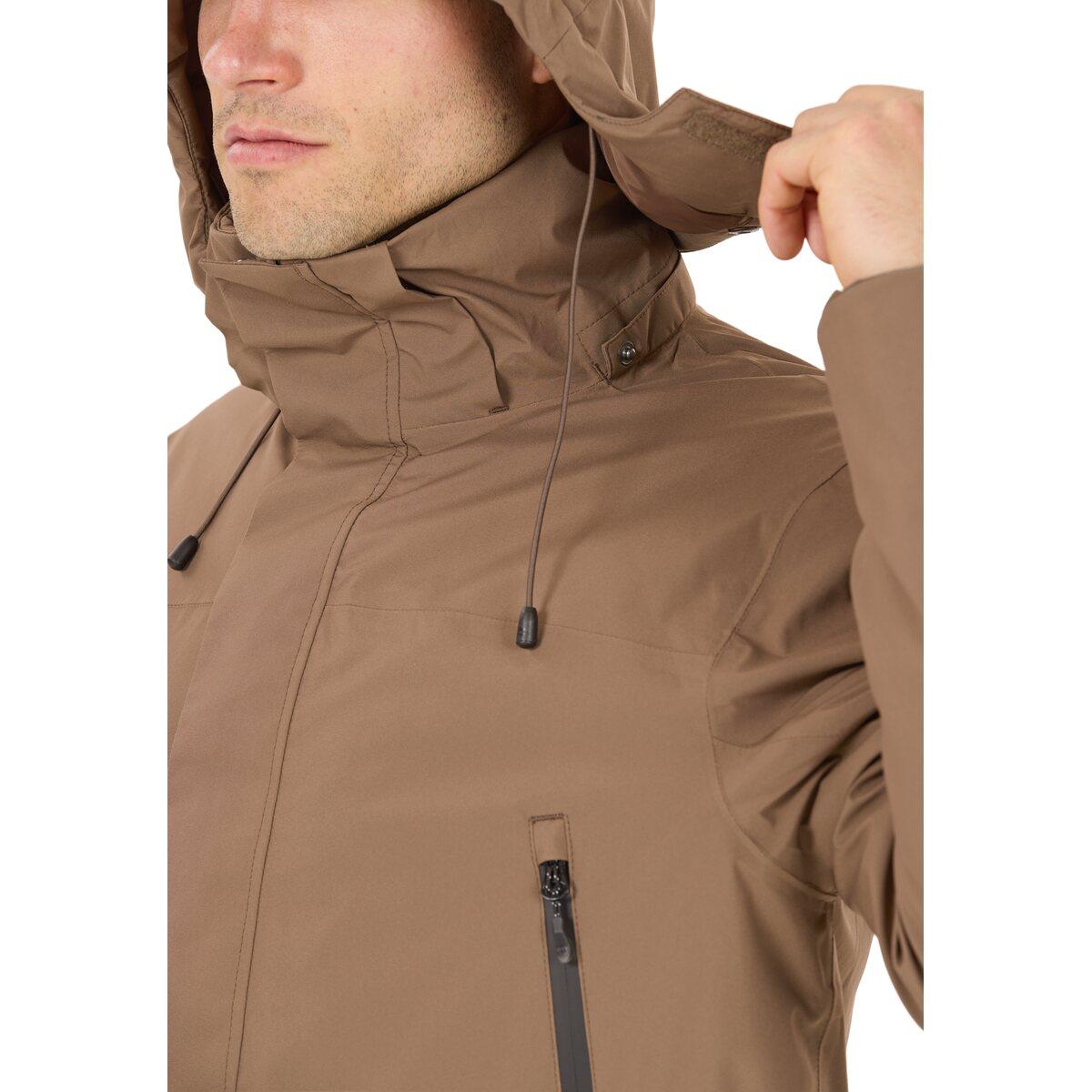 Whistler Nordvik Parka Jakke Herre Chocolate Chip